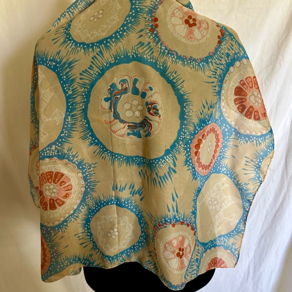 Colorful Patterned Scarf - Picture 3 of 3